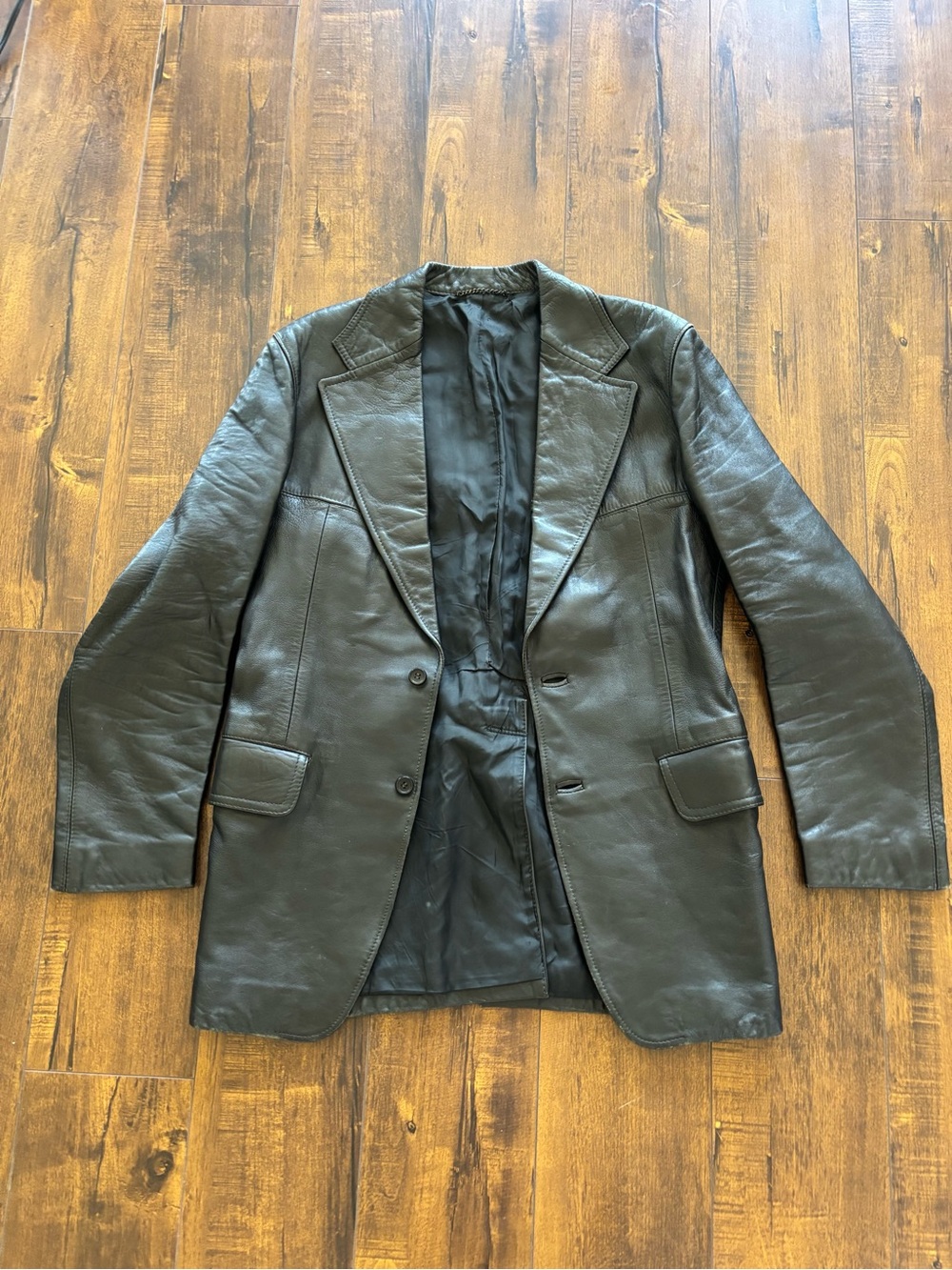 Vintage Leather Blazer